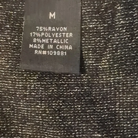 Sweaterworks Blank & Silver Glitter Cardigan - Picture 2 of 3